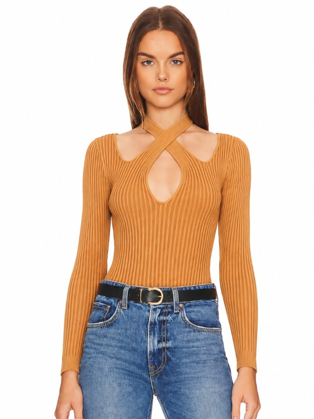 MINKPINK Gianna Knit Long Sleeve Top